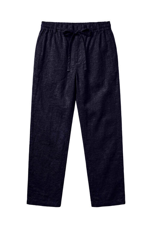 Irish Cotton Pants – Navy Blue