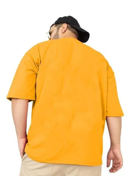 Mustard Drop Shoulder Tee - mettwear 