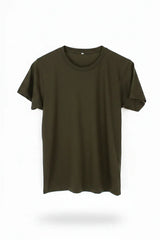 Army Green Plain Tee mettwear