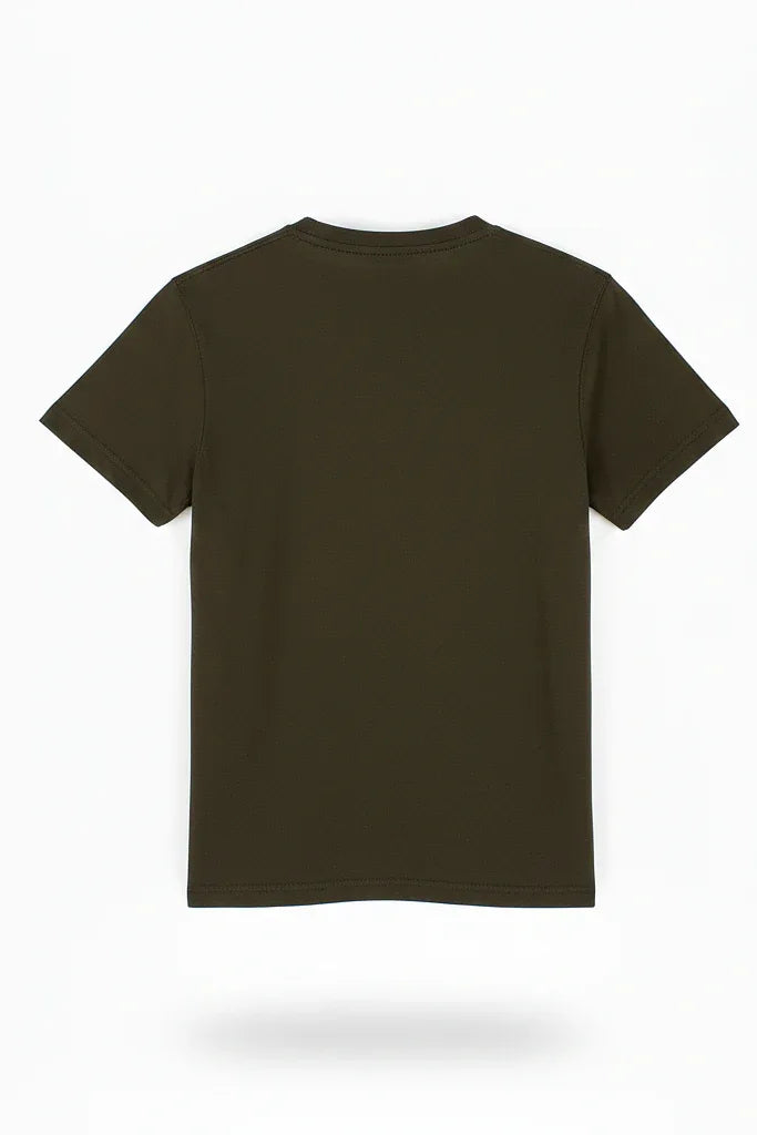 Army Green Plain Tee mettwear
