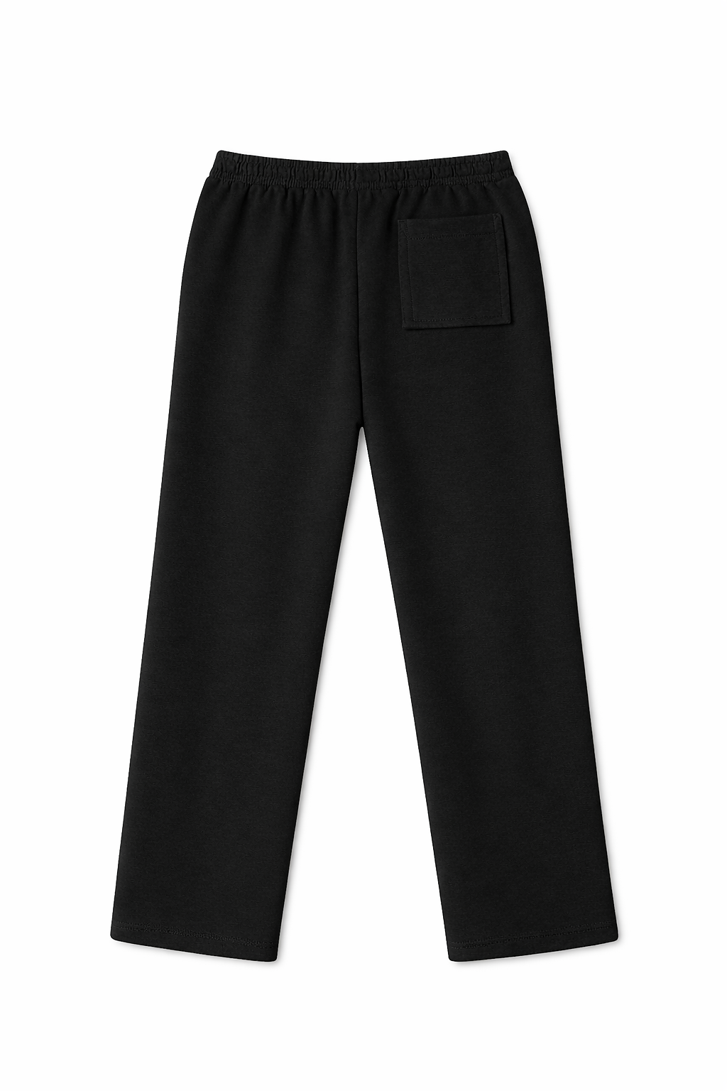 Pleated Baggy Trouser-Black