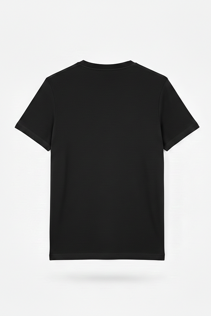 Black Plain Tee