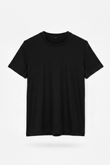 Black Plain Tee