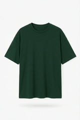 Bottle Green Drop Shoulder Tee mettwear