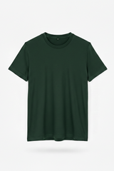 Bottle Green Plain Tee