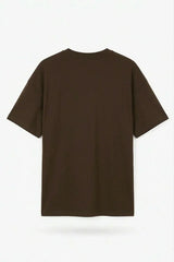 Dark Brown Drop Shoulder Tee mettwear