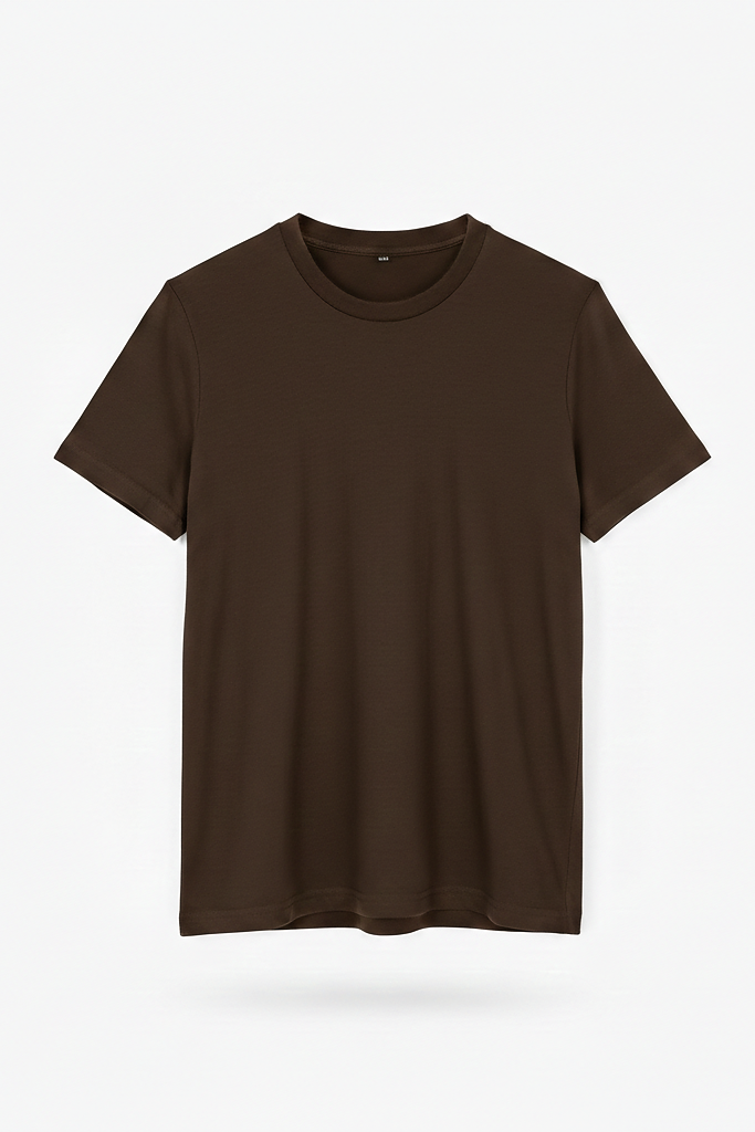 Brown Plain Tee