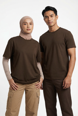 Brown Plain Tee