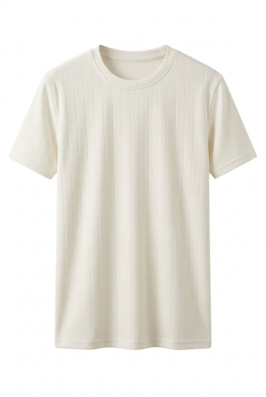 Drop Needle White T-Shirt