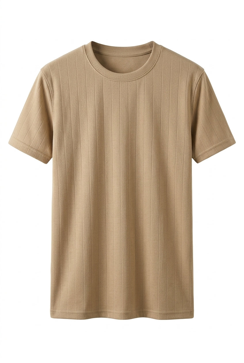 Drop Needle Camel T-Shirt