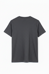 Charcoal Gray Plain Tee