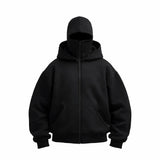 Balaclava Ninja Zipper Hoodie - mettwear 