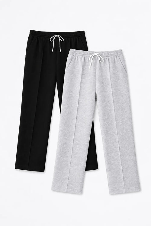 Pack of 2 Pleated Baggy Trouser mettwear
