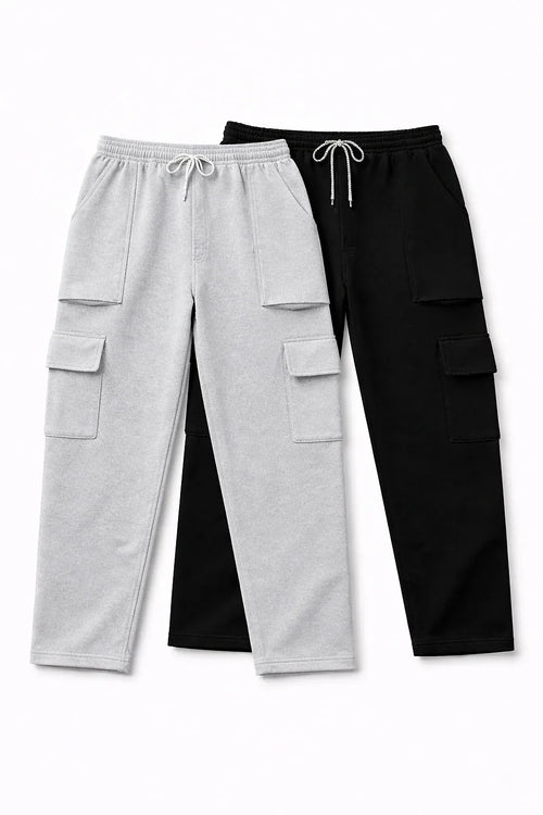 Pack of 2 Cargo Baggy Trouser mettwear