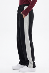 Side Stripe Trouser – Black