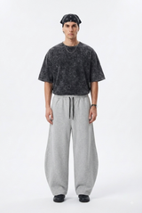 Pack Of 2 Curved Wide Leg Trousers