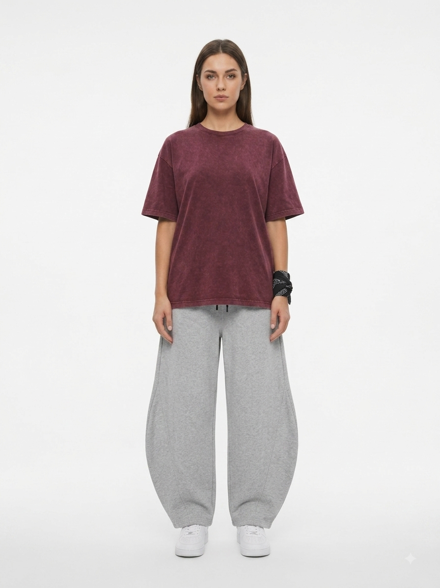 Pack Of 2 Curved Wide Leg Trousers