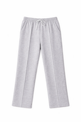 Pleated Baggy Trouser-Hazel Gray