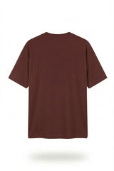 Maroon Drop Shoulder Tee mettwear