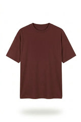 Maroon Drop Shoulder Tee mettwear