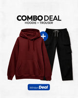 Hoodie+Cargo Baggy Trouser Combo Set