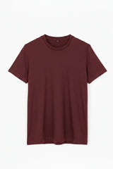 Maroon Plain Tee mettwear
