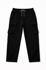 Cargo Baggy Trouser-Black