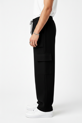 Cargo Baggy Trouser-Black