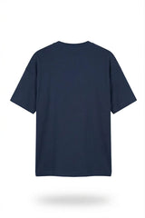 Navy Blue Drop Shoulder Tee mettwear