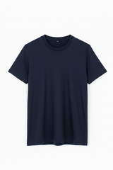 Navy Blue Plain Tee