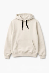 Premium Hoodie & Trouser Set - Cream & Black - mettwear 