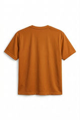 Oversized Mesh T-shirt Burnt Orange