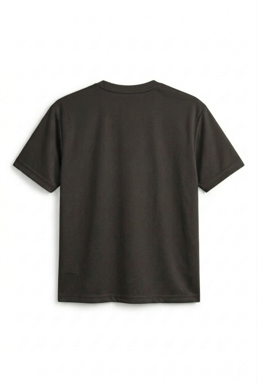 Oversized Mesh T-shirt Charcoal Grey