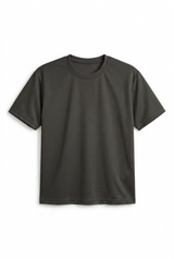 Oversized Mesh T-shirt Charcoal Grey