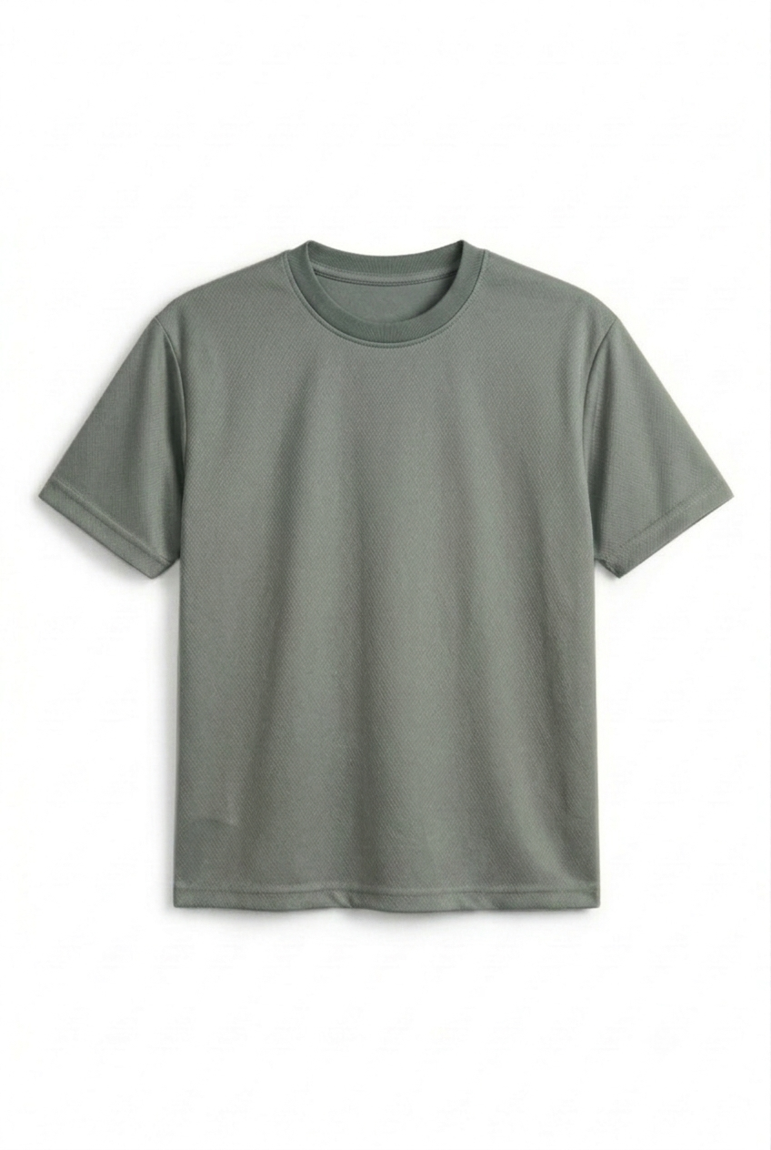 Oversized Mesh T-shirt Grey