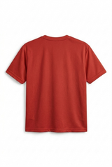 Oversized Mesh T-shirt Red
