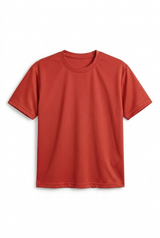 Oversized Mesh T-shirt Red