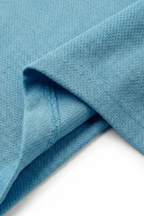 Oversized Mesh T shirt Slate Blue
