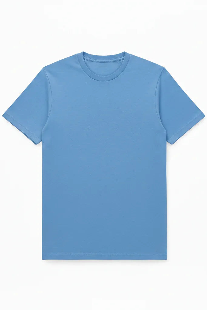 Sky Blue Plain Tee mettwear