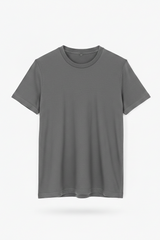 Steel Gray Plain Tee