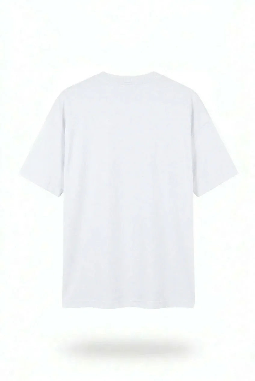White Drop Shoulder Tee mettwear