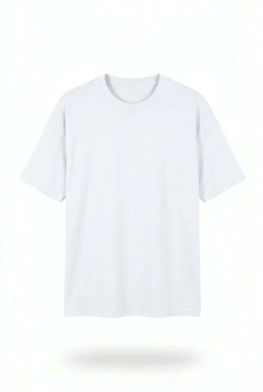 White Drop Shoulder Tee mettwear