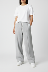 Pleated Baggy Trouser-Hazel Gray