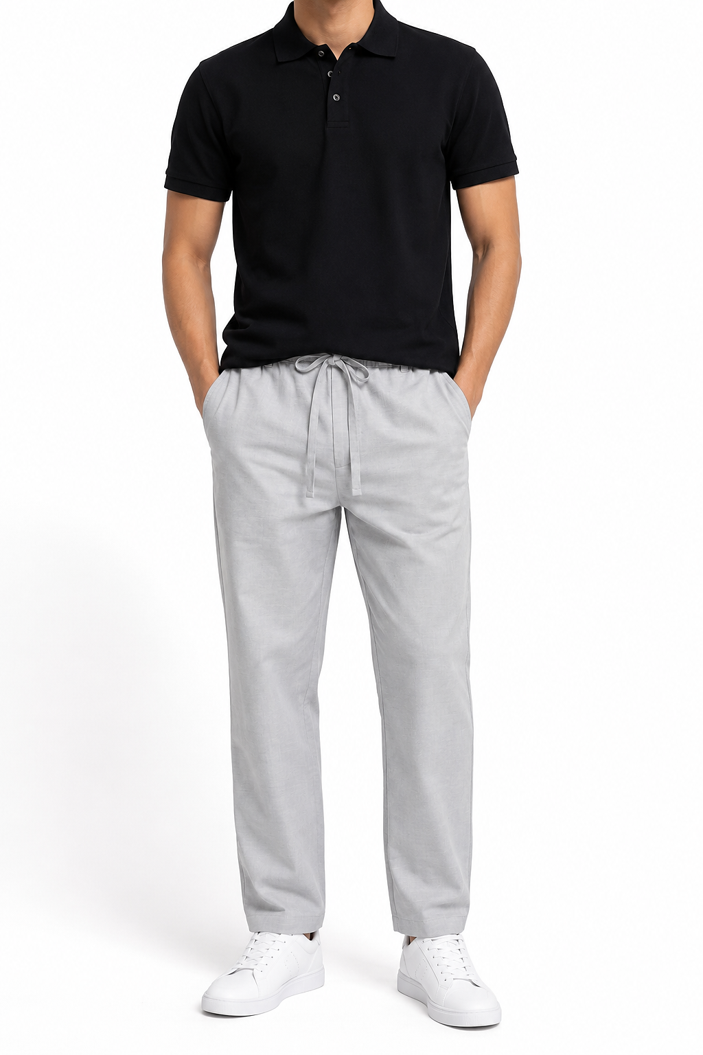 Irish Cotton Pants – Slate Gray