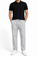 Irish Cotton Pants – Slate Gray