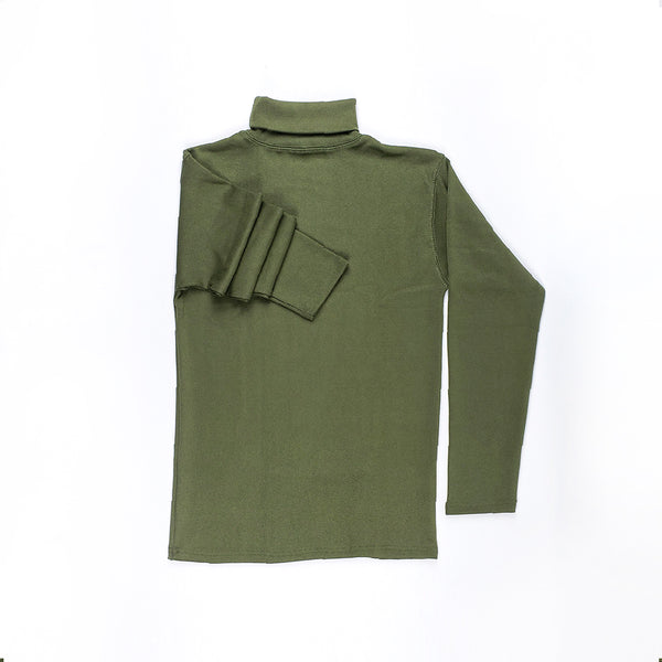 Hi-Neck Olive Green