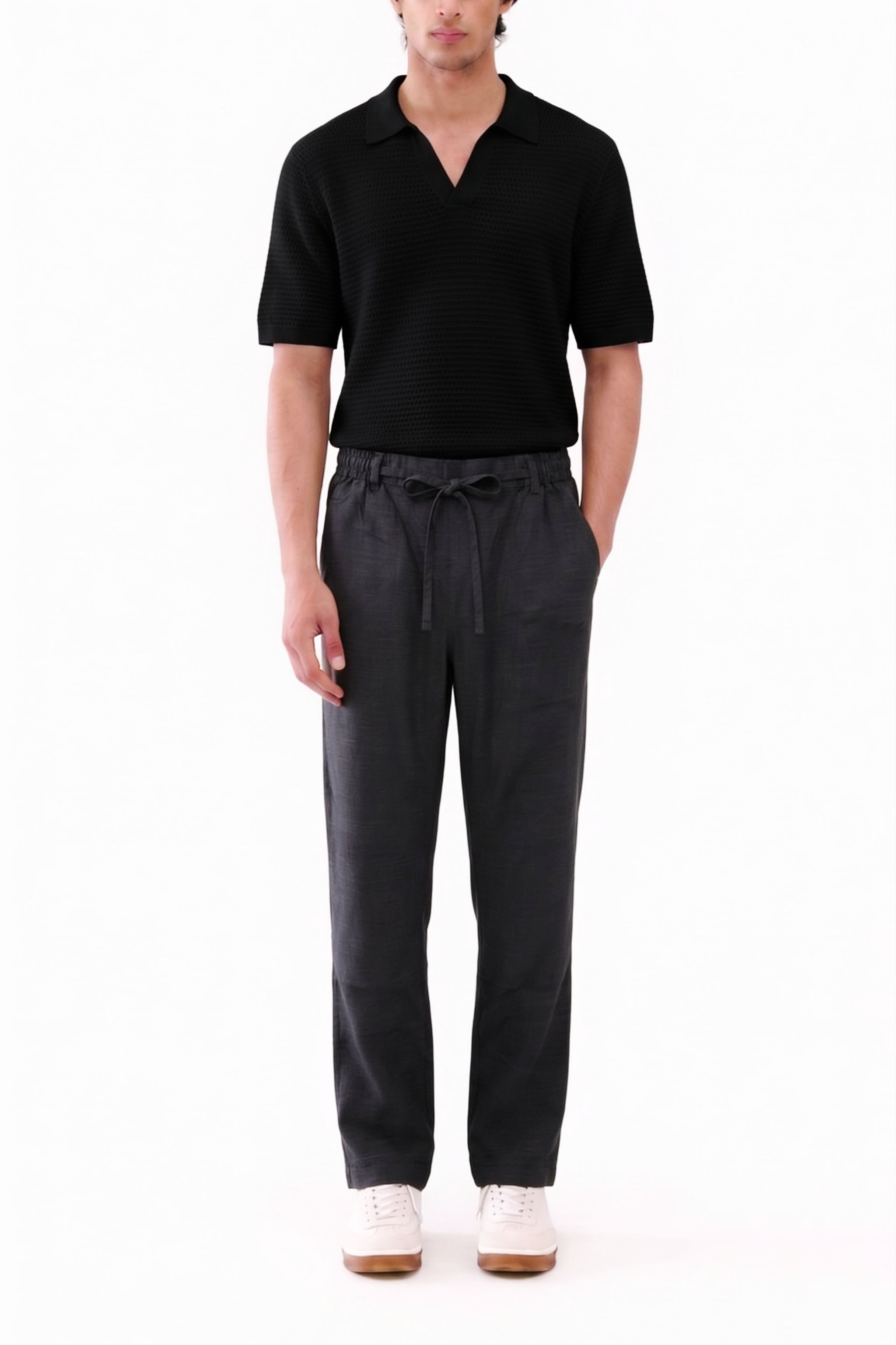 Irish Cotton Pants – Grey