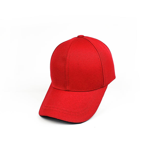 Plain Baseball Cap-Red