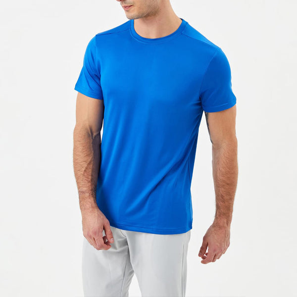 Dry Fit Plain Tee-Blue