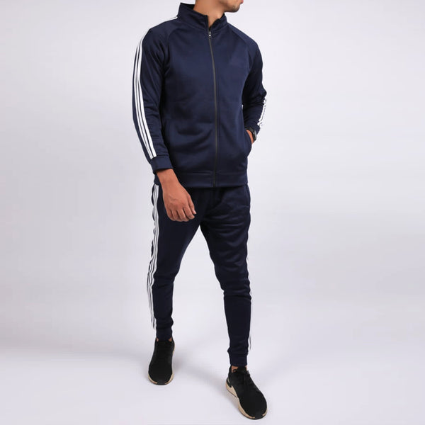 Dry Fit Track Suit-Navy Blue